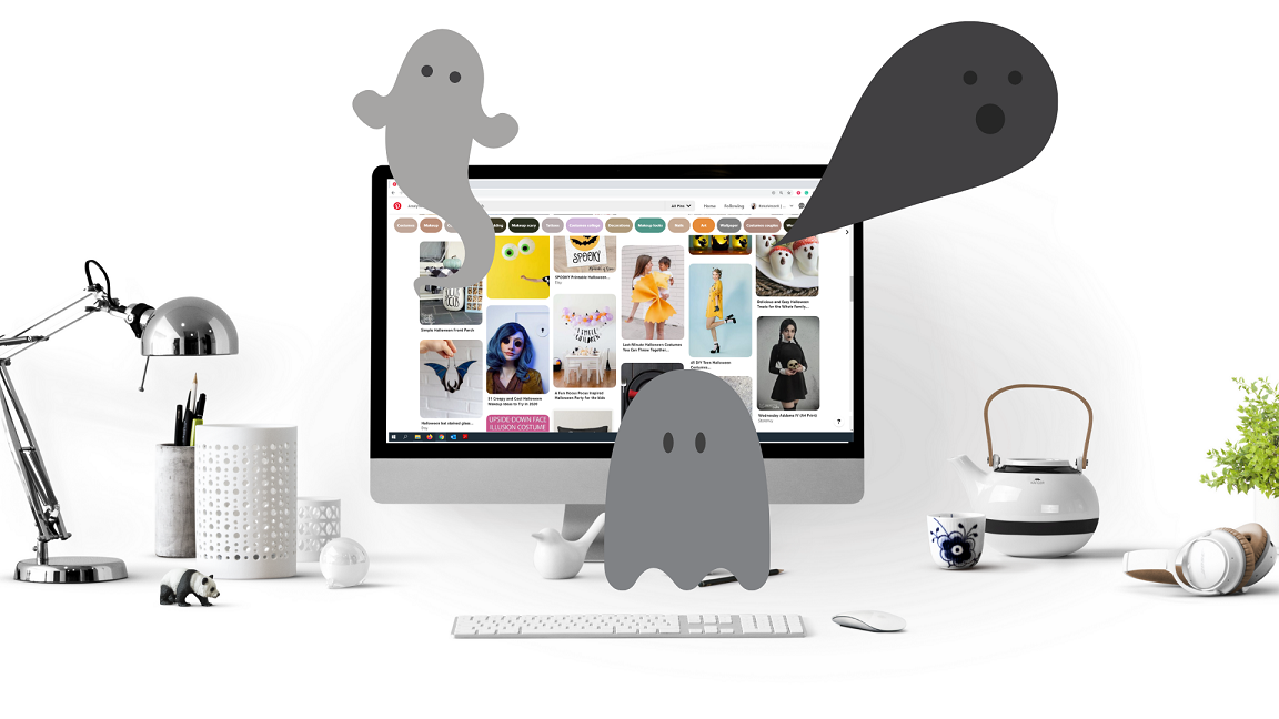 Pnterest, ghosts, social media